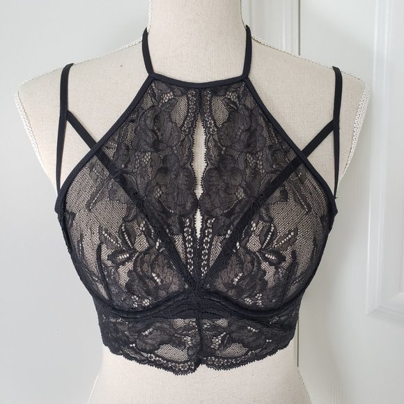 La Senza high neck unlined lace bra - Picture 1 of 5
